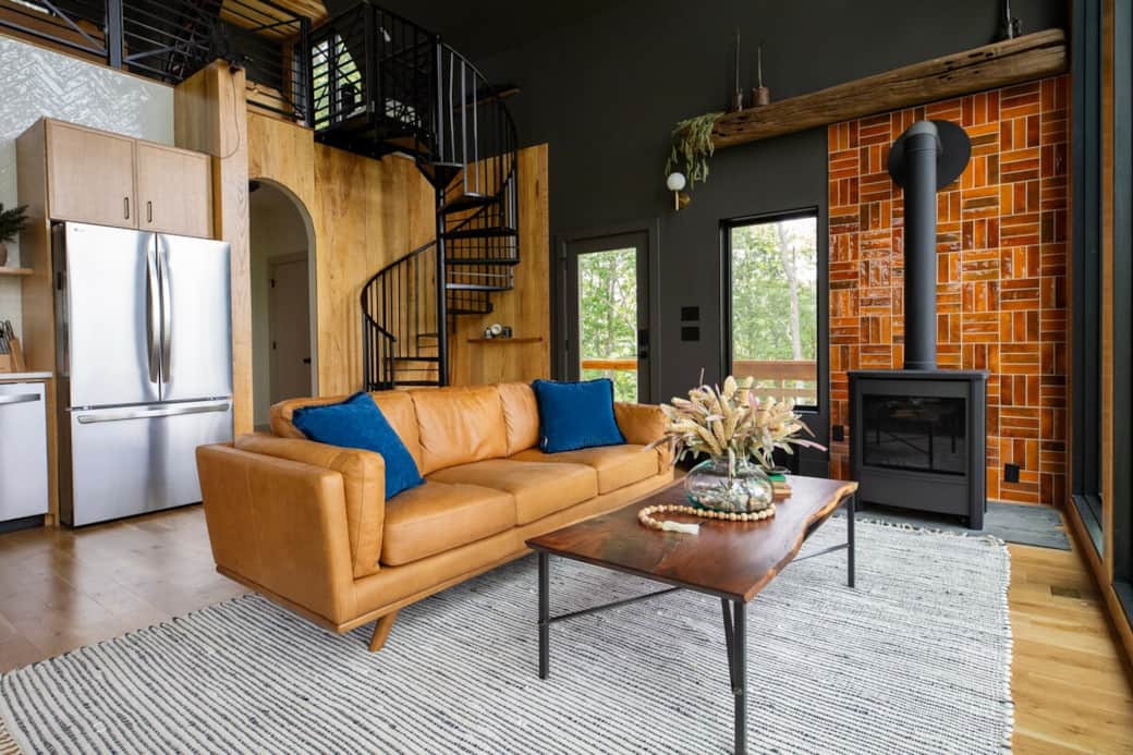 Living room and entry Living room and entry