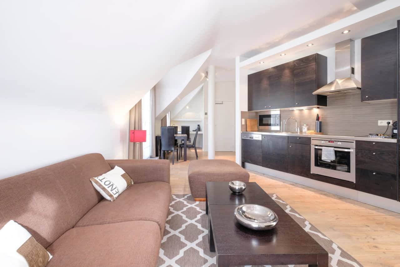 Living area + Kitchen
