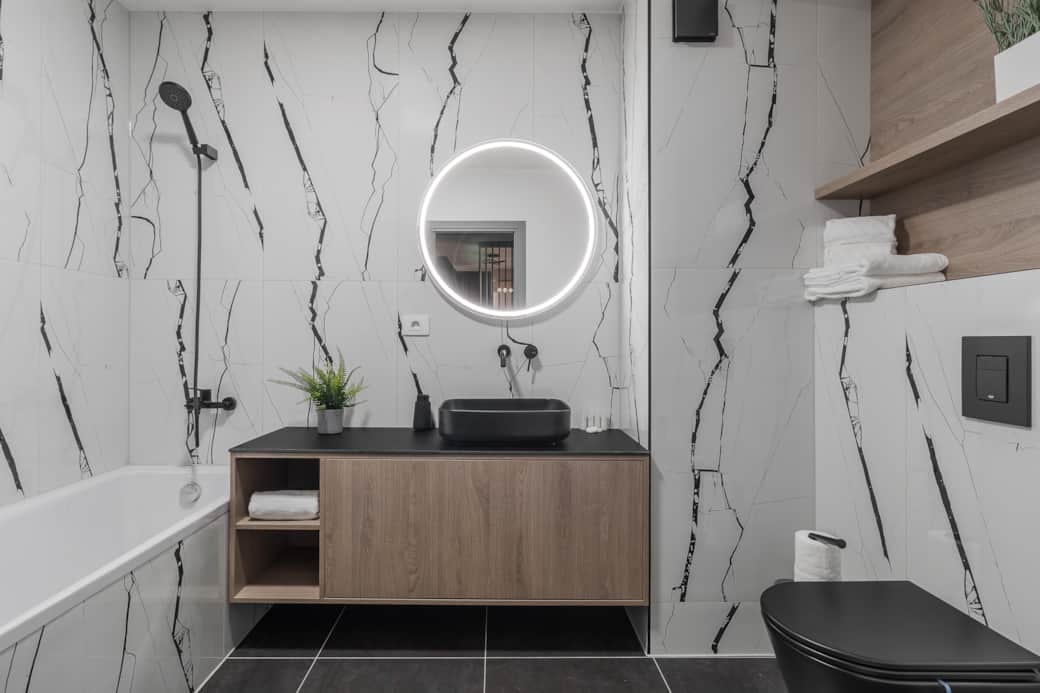 Bathroom with bathtub