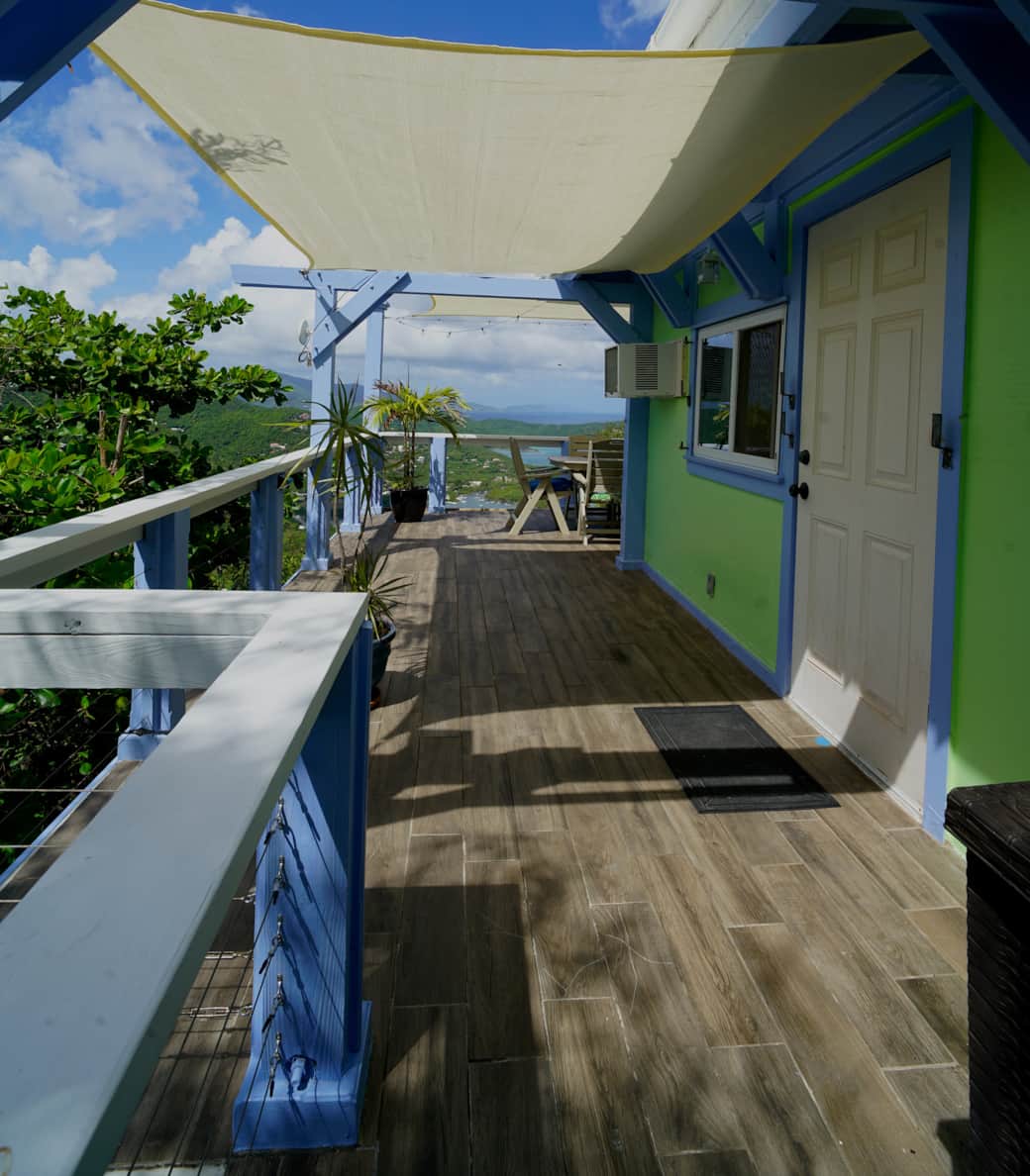 Coral bay view from north side of cottage