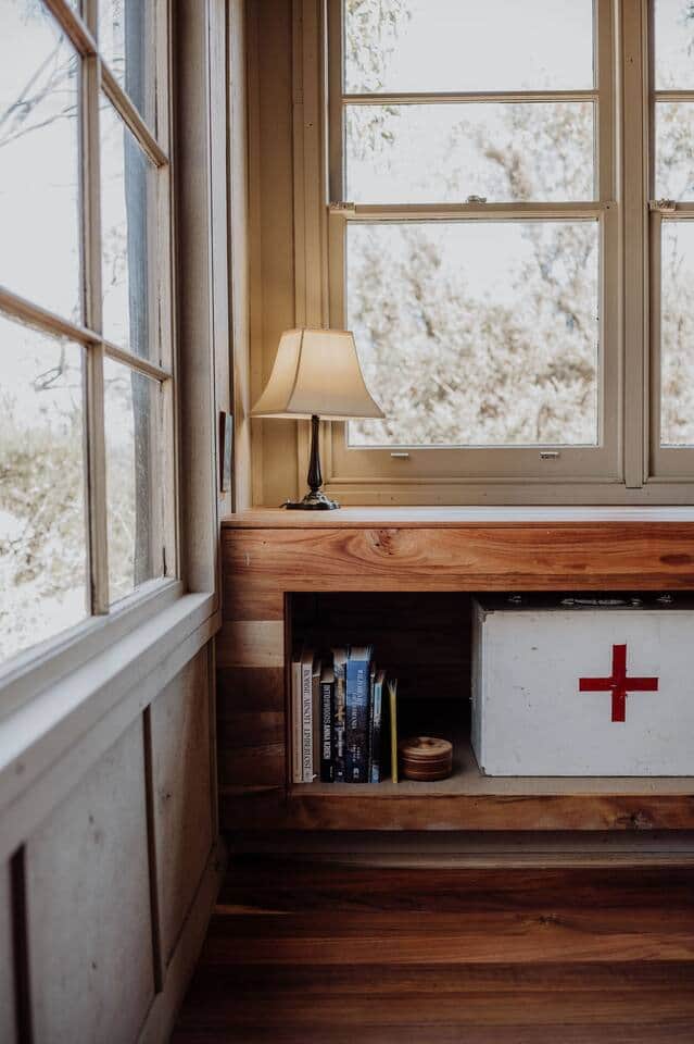Plenty of books to read and enjoy at the Camp, with a focus on Tasmanian authors.