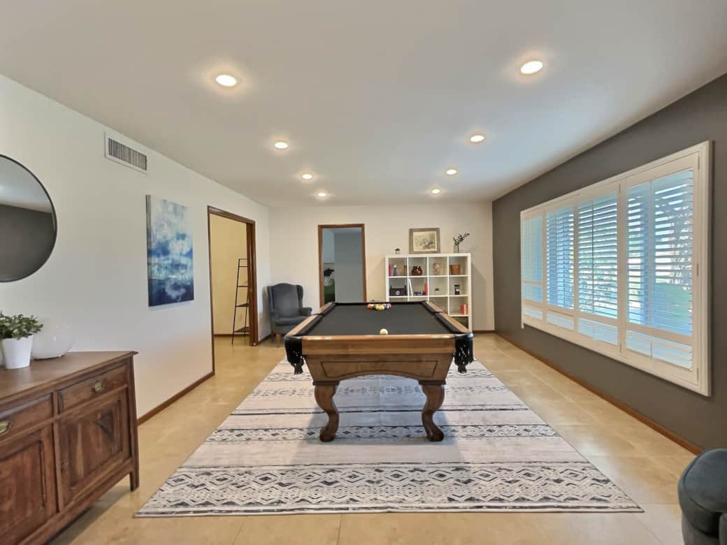 Front room connects to the Primary Bedroom