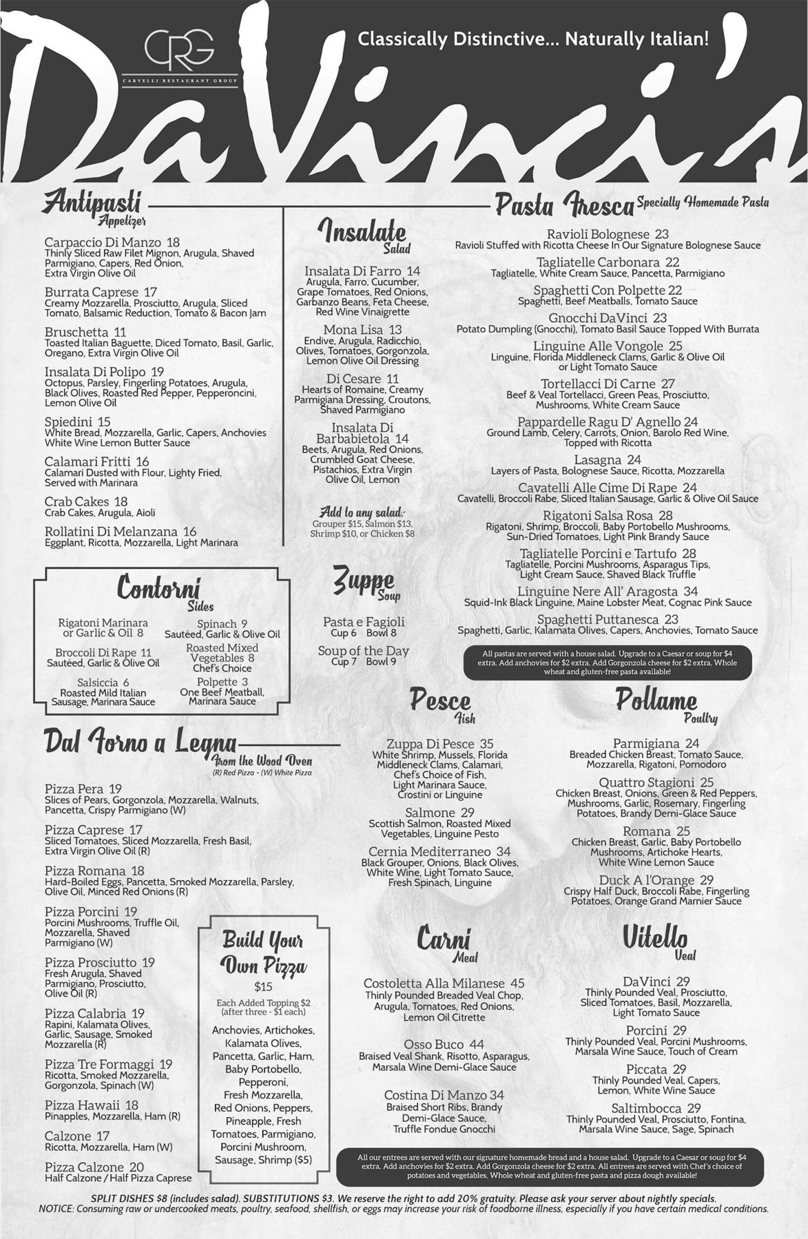 DaVinci's Marco Island Italian Restaurant Sun King™