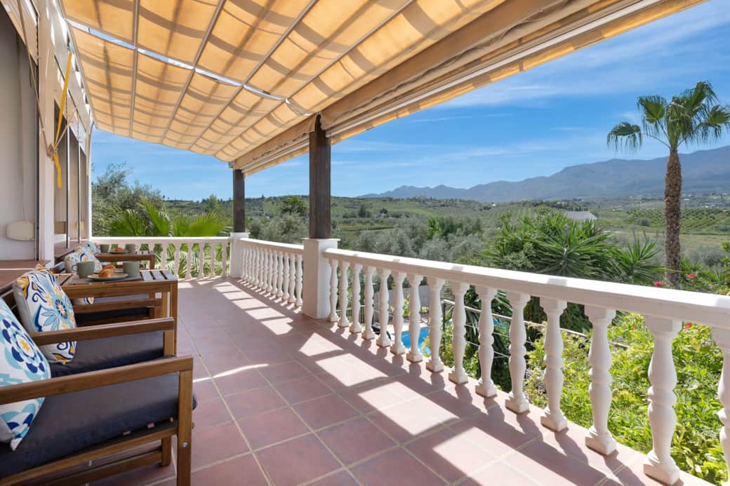 Terrace and view