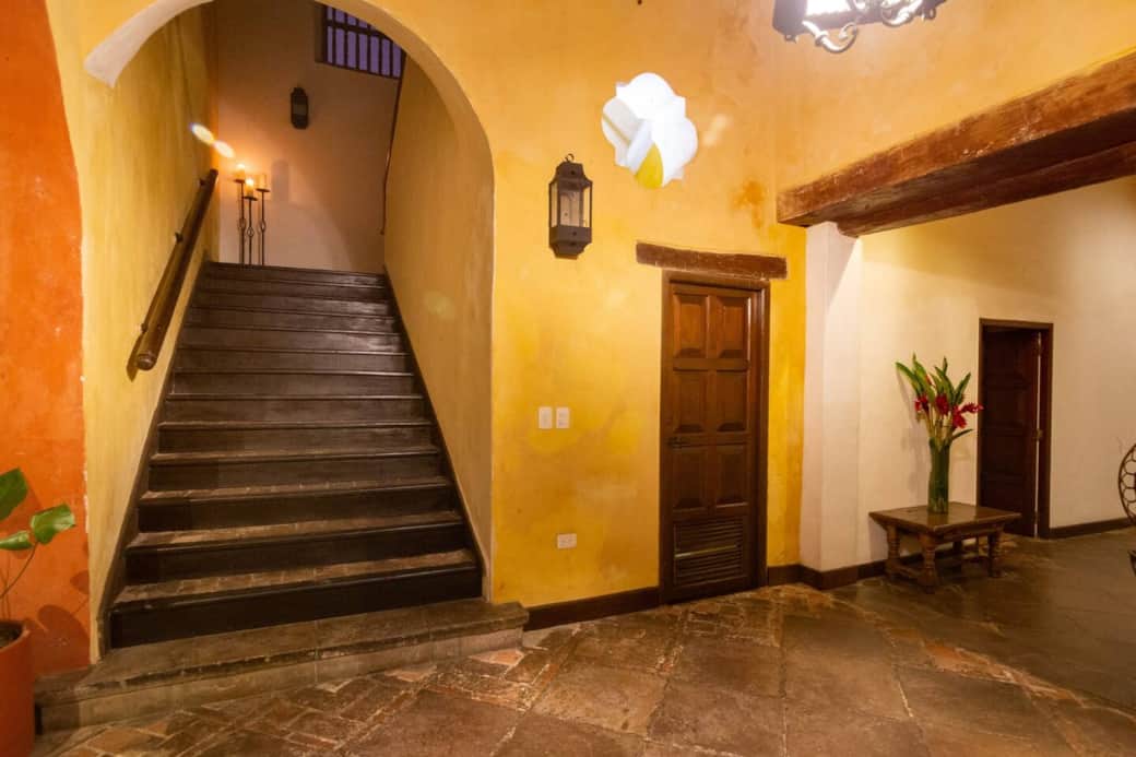 Stairways to the second floor. Stairways to the second floor.