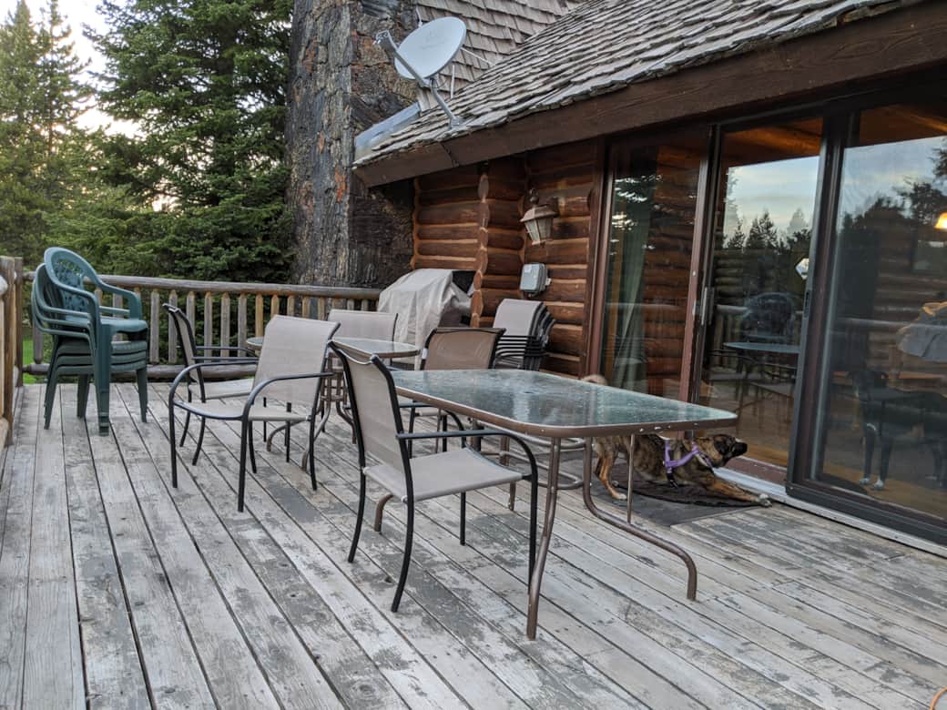 Back deck Back deck