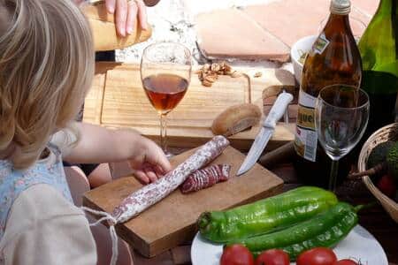 Meals outdoors what a delight