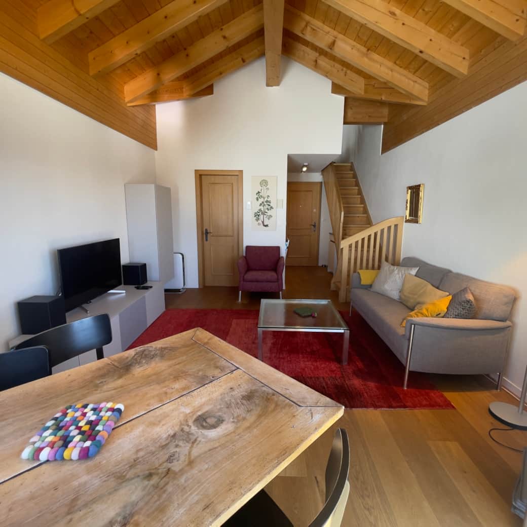 Wohnzimmer mit Esstisch