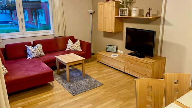Sofa ausziehbar als Schlafplatz für bis zu 2 Personen
