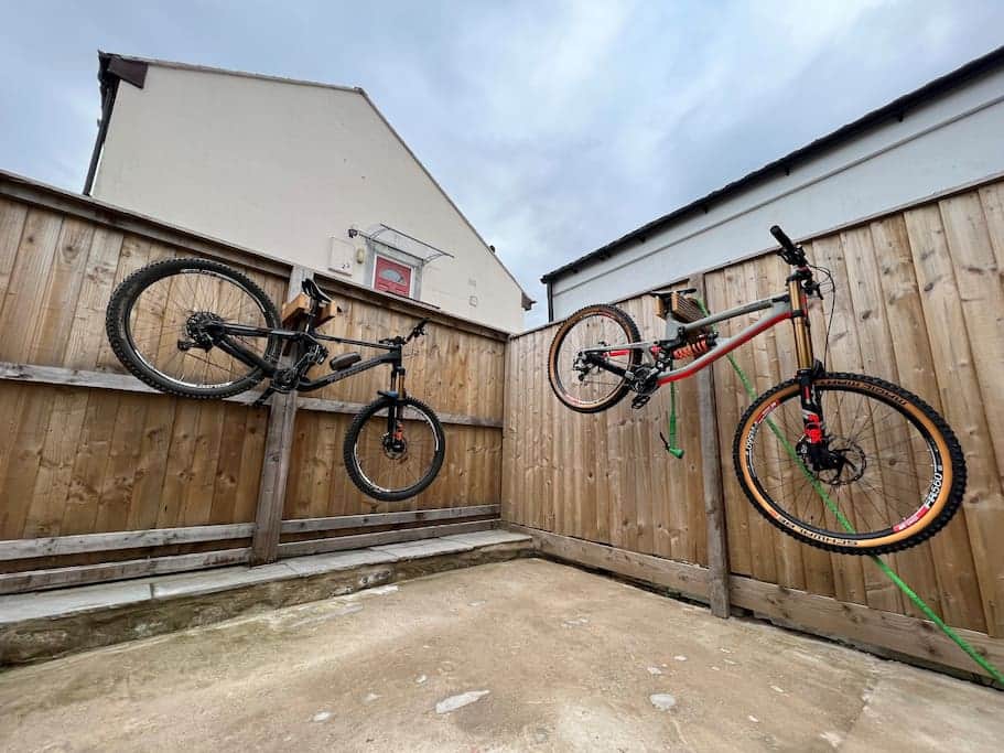 Bike wash area
