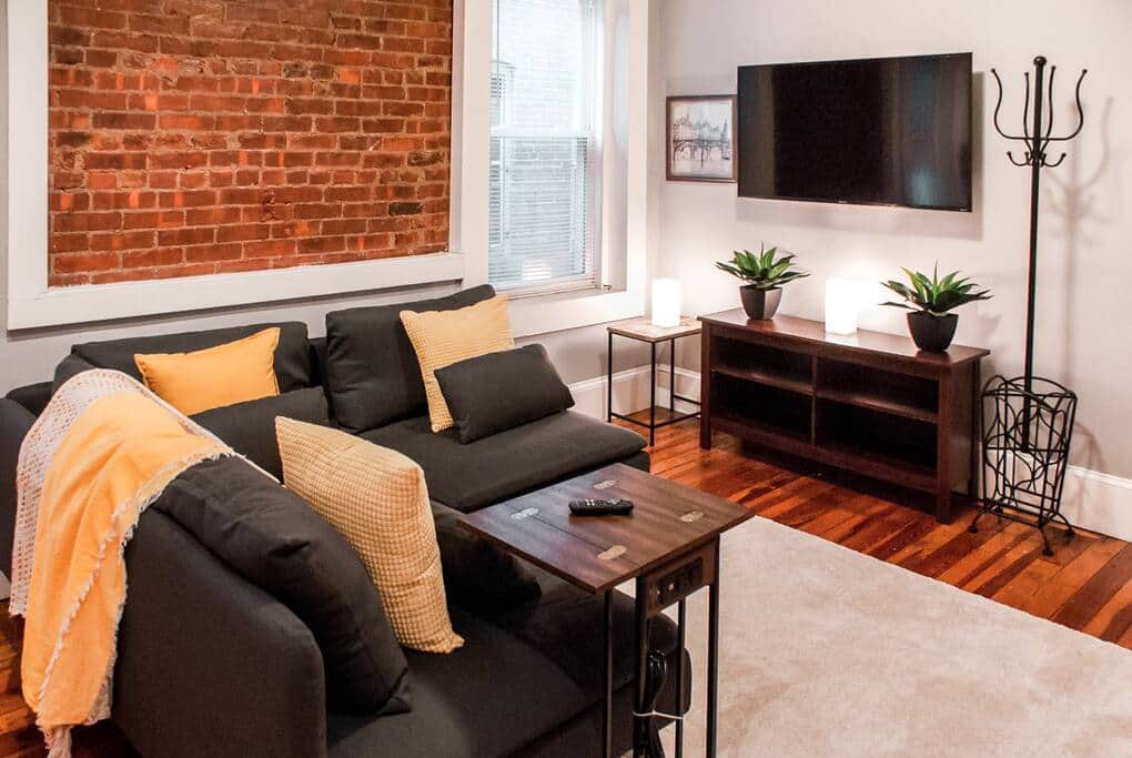Cozy living room setting for guests