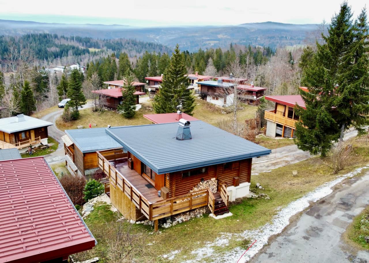 Vue d'ensemble de ce beau chalet en location aux Rousses.