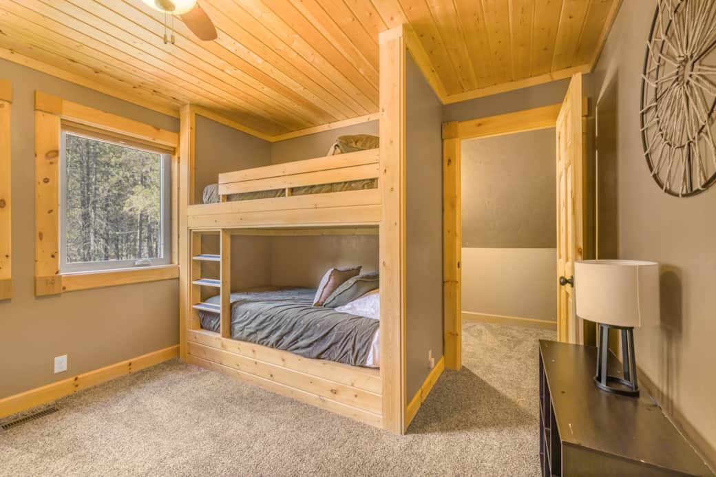bunk beds & closet