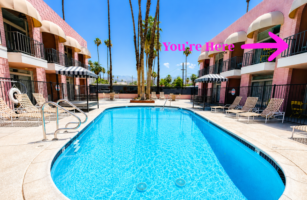 Second pool area that overlooks you're balcony