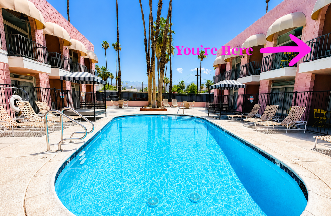 Second pool area that overlooks you're balcony