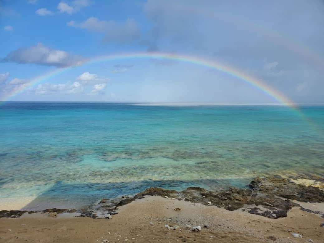 Rainbow beach, this how it got its name, you can see the shadow of our house in the pic Rainbow beach, this how it got its name, you can see the shadow of our house in the pic