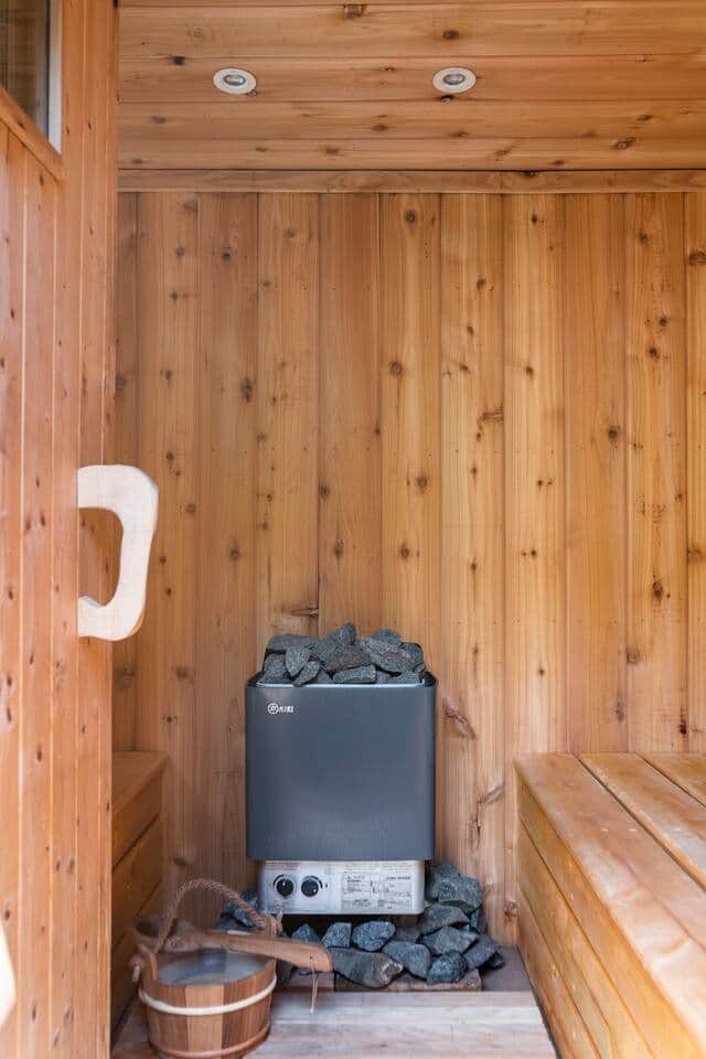 Your Private Cedar Sauna overlooking the River Bure 