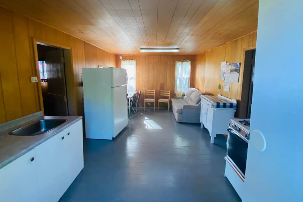 Open concept kitchen and seating Open concept kitchen and seating