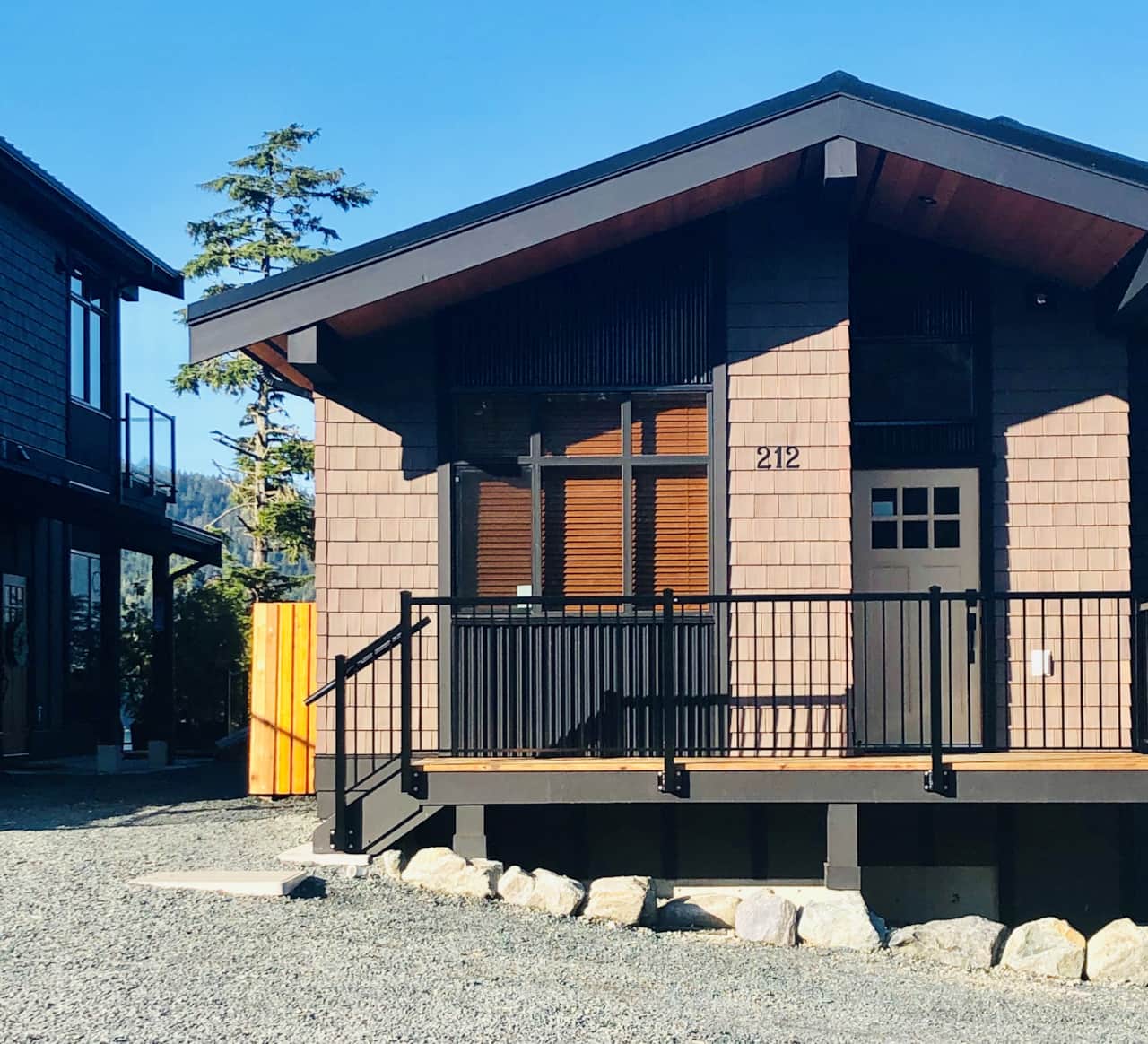 Front of cottage
