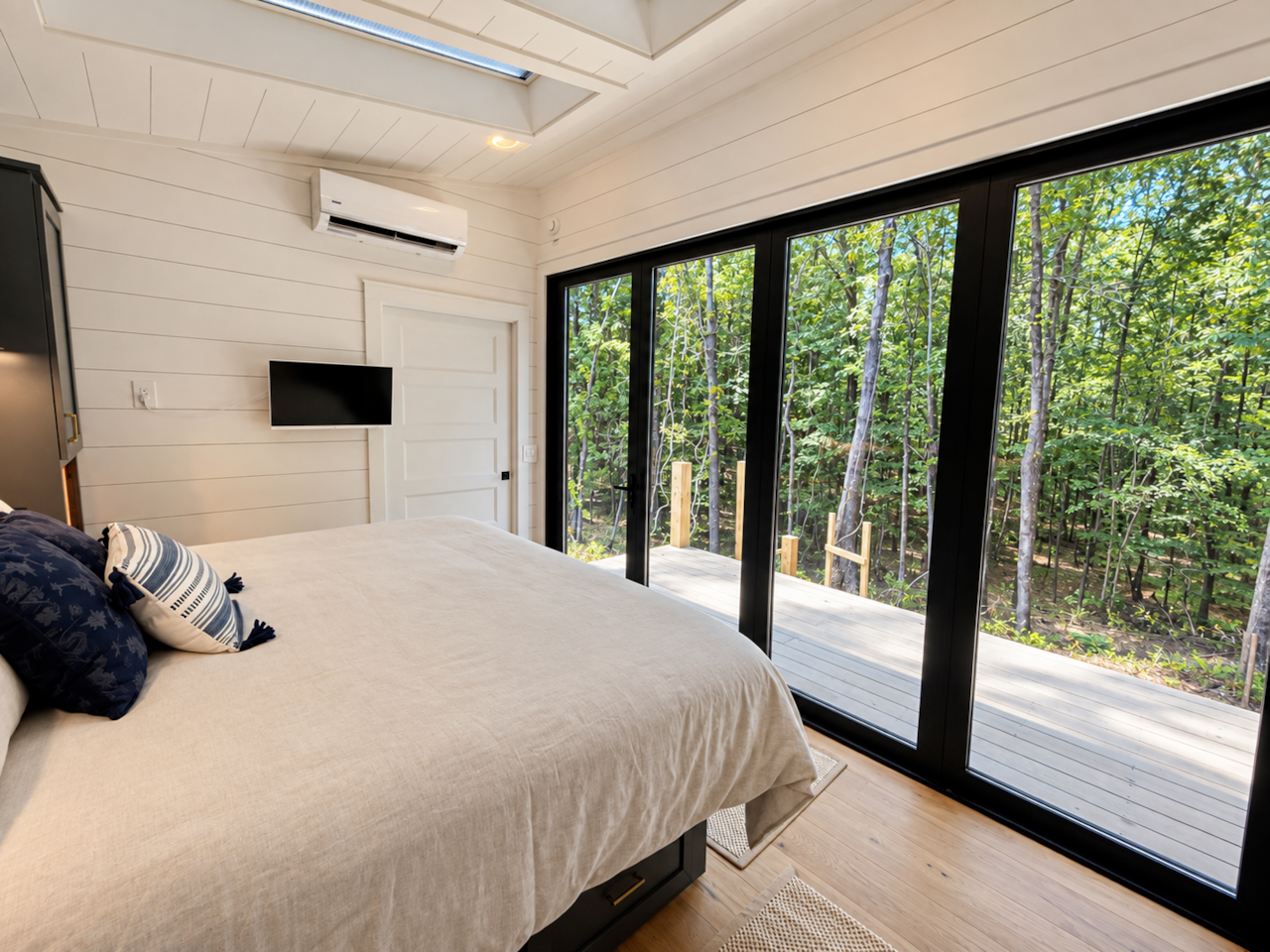 View from king size bed