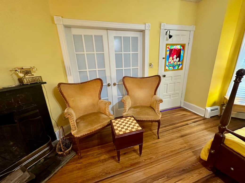 GoldRoom-Wing Back Chairs