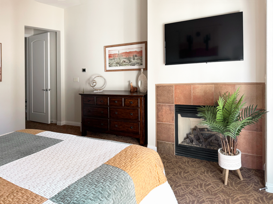 TV and Dresser