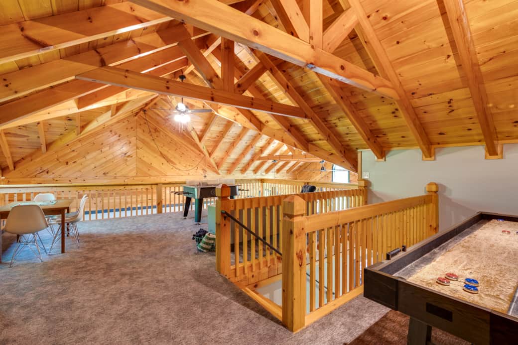Loft and game area