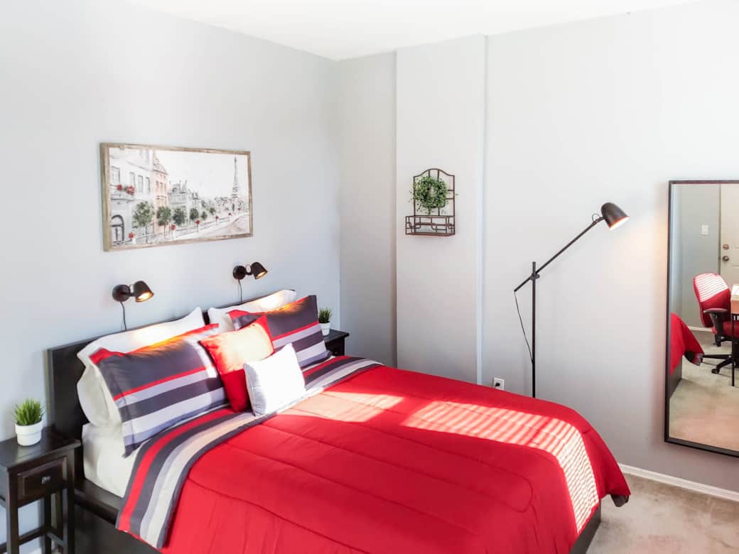 Large, super cozy master bedroom
