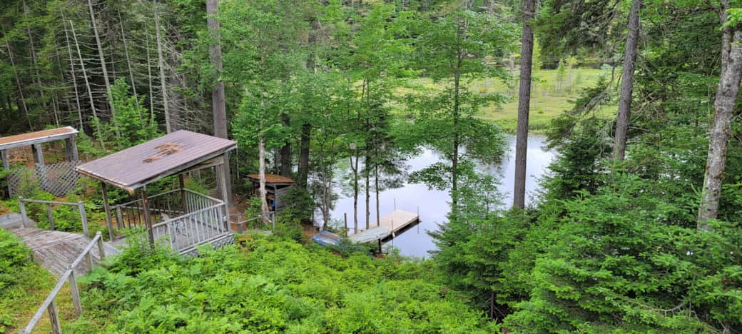 View of Dock From Back Deck
