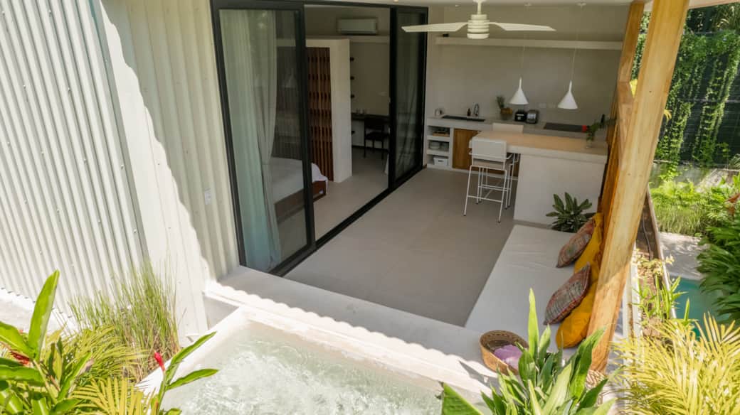 Private pool in outdoor space
