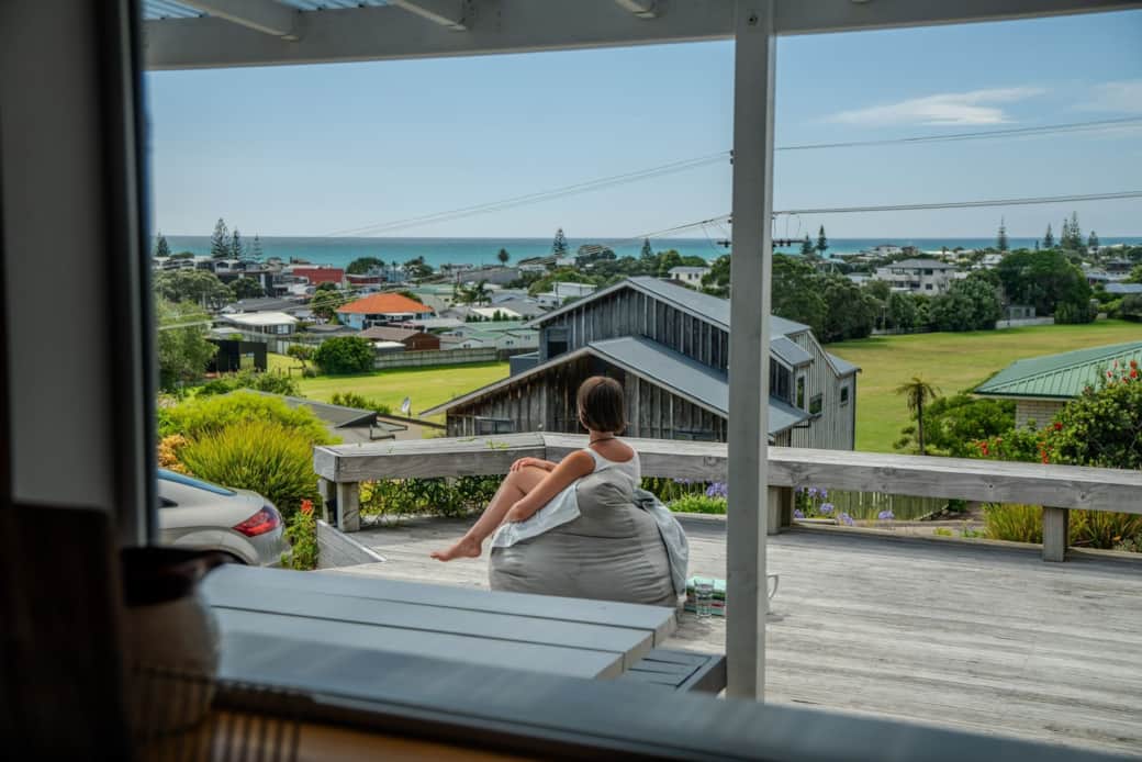 Lounging about  - Mayor Island views, 6 min walk to the village.