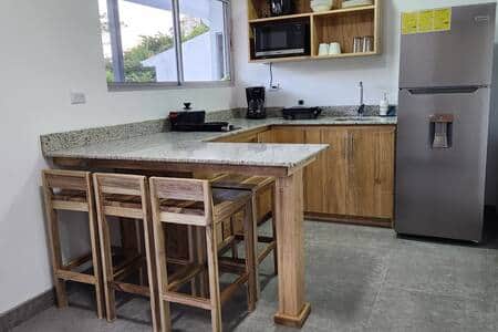 Fully equipped kitchen