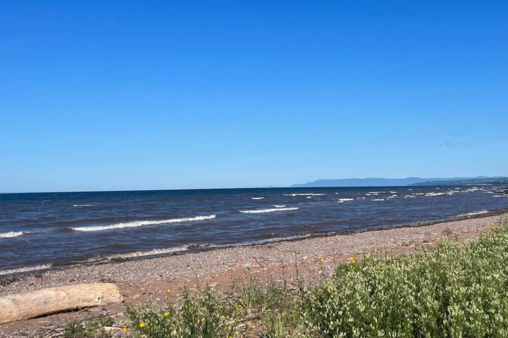 La plage baignable sur le site La plage baignable sur le site
