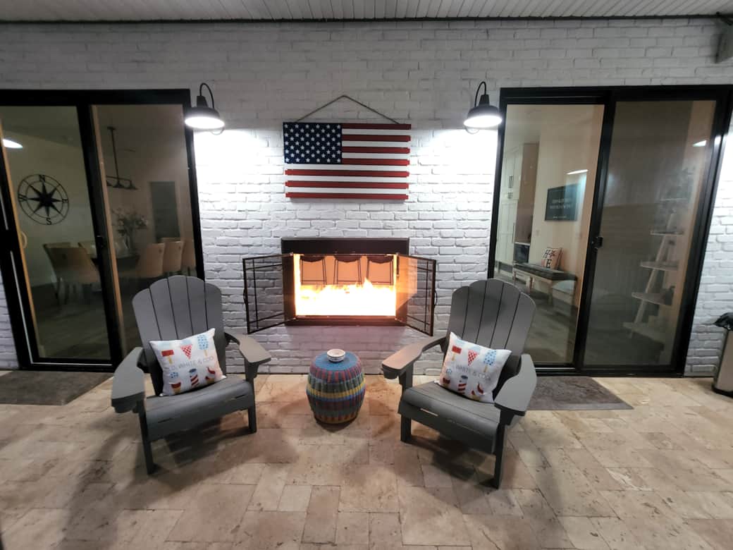 Two Way Fireplace