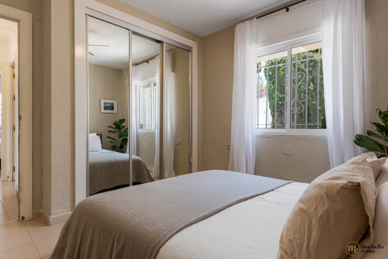 Comfortable bedroom with ensuite bathroom