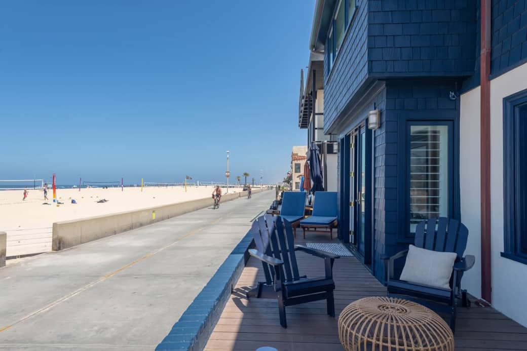 Plenty of patio seating to enjoy the ocean air.