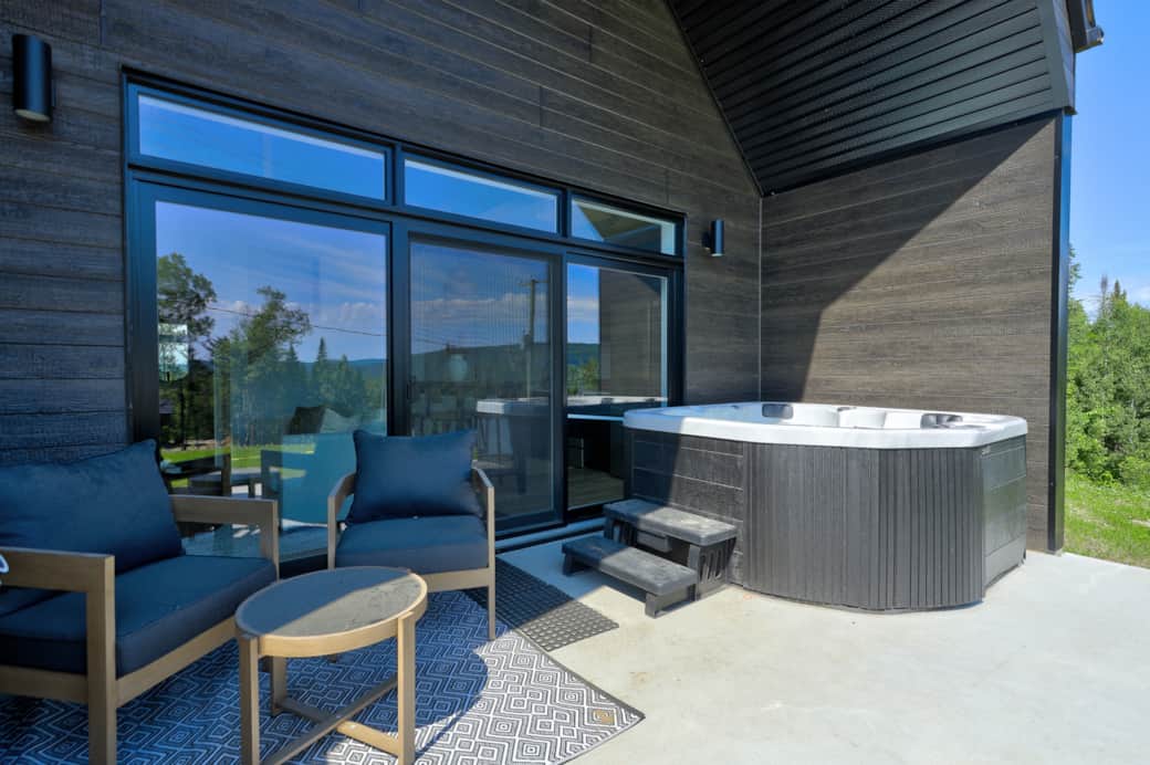 Terrace and spa Terrace and spa