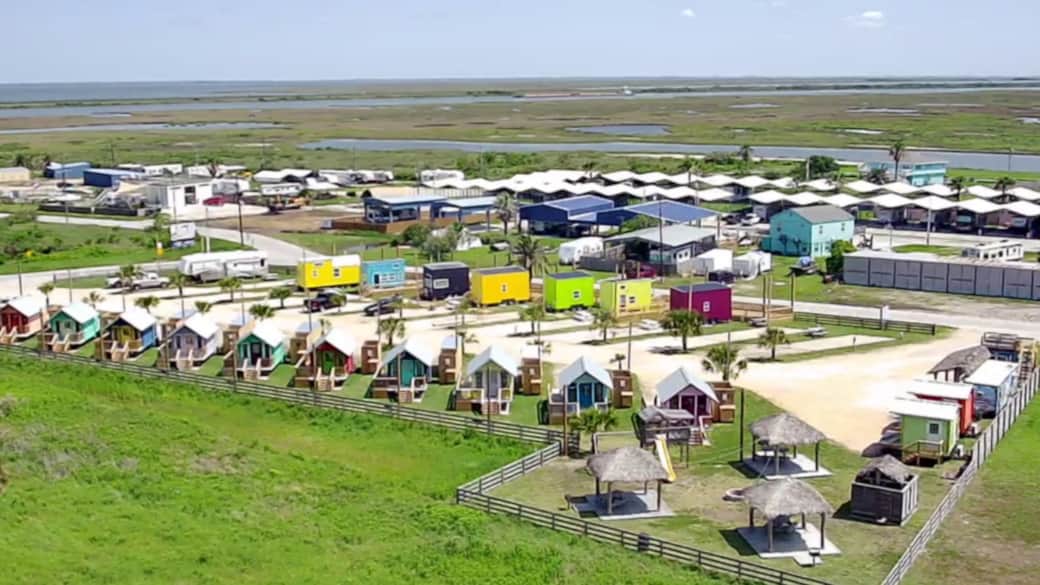 Community amenities just across the driveway