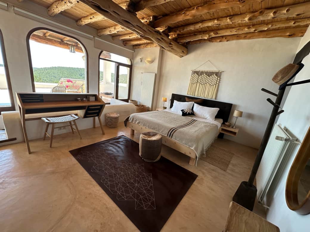 master bedroom with a view