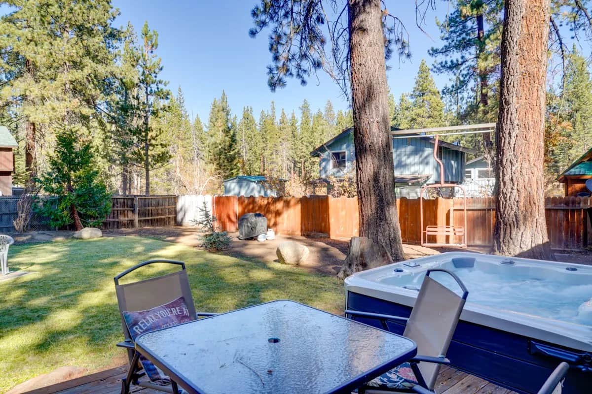 Back Yard Hot Tub