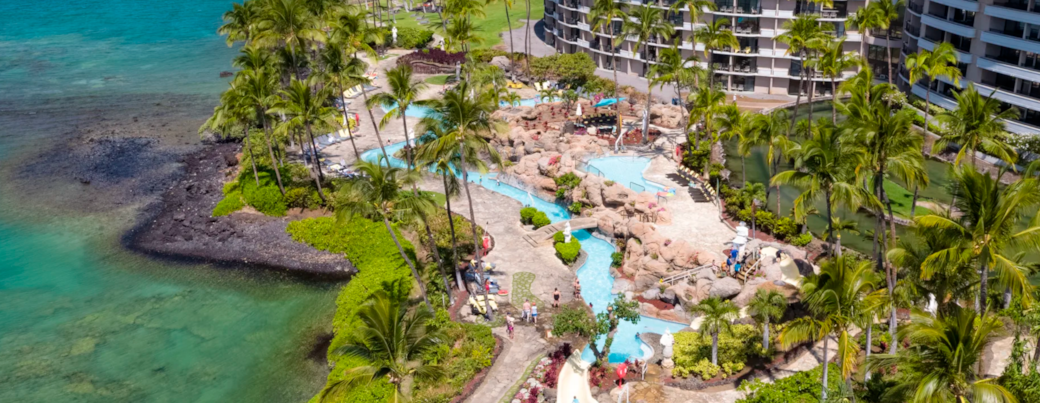 Take advantage of 10 daily passes to the pools and water slides @ Hilton Waikoloa! Photo: Hilton