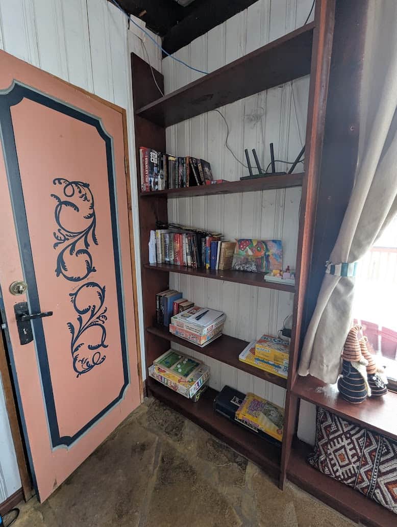 Book and games shelf