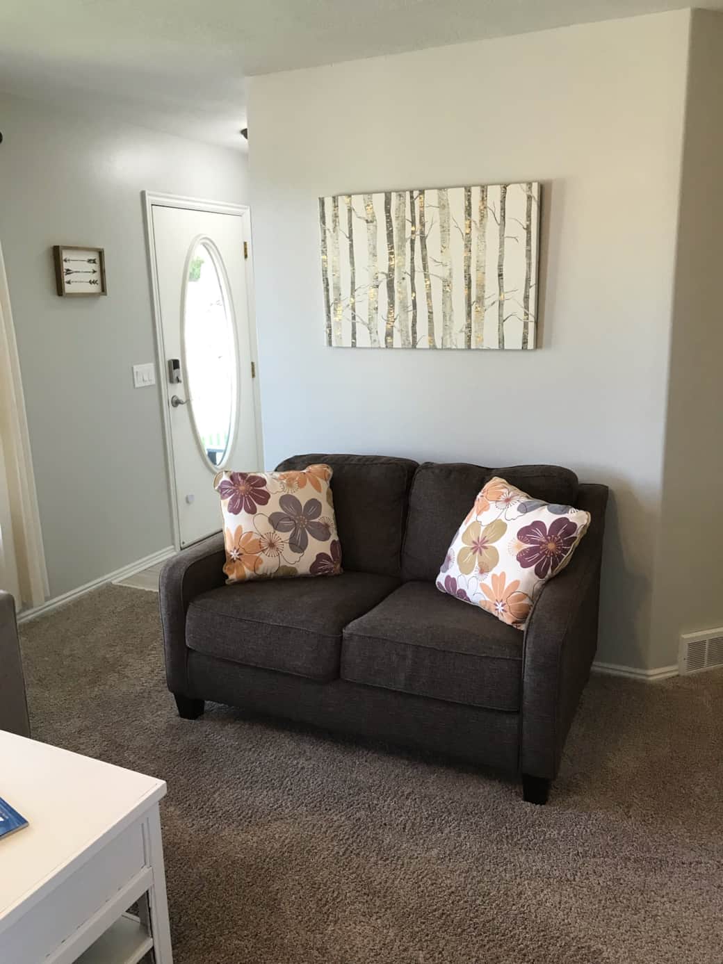 Loveseat in livingroom
