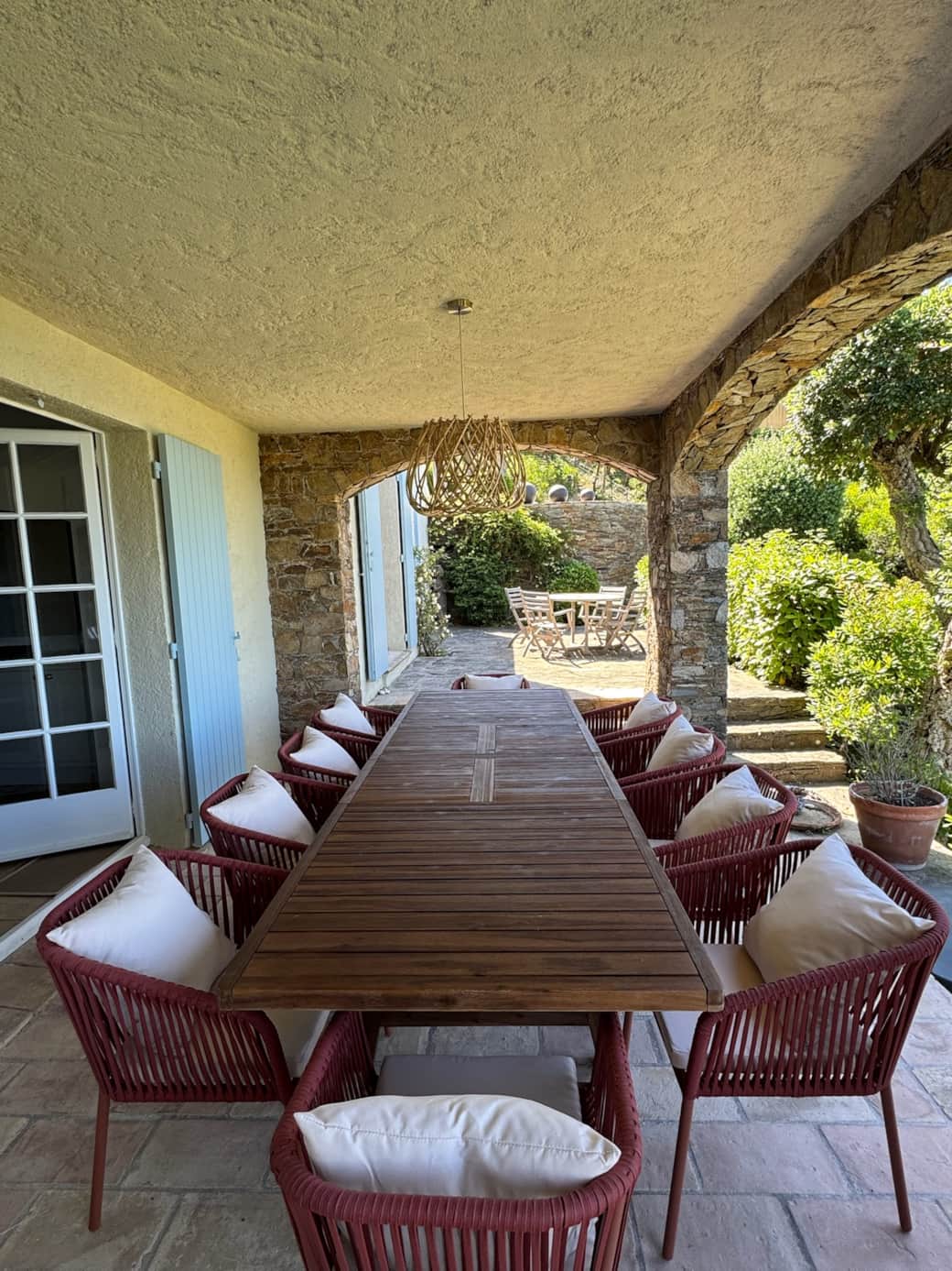 Salle a manger extérieure