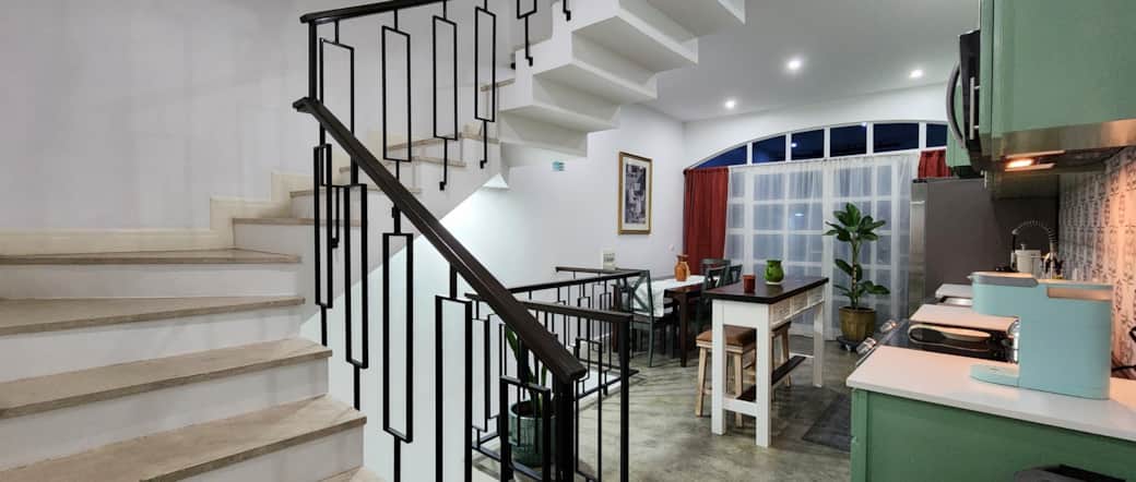 Staircase by Kitchen