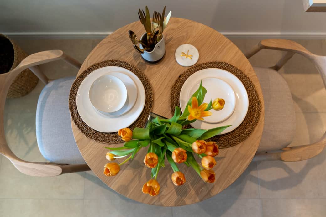 Locally crafted James Mudge dining table