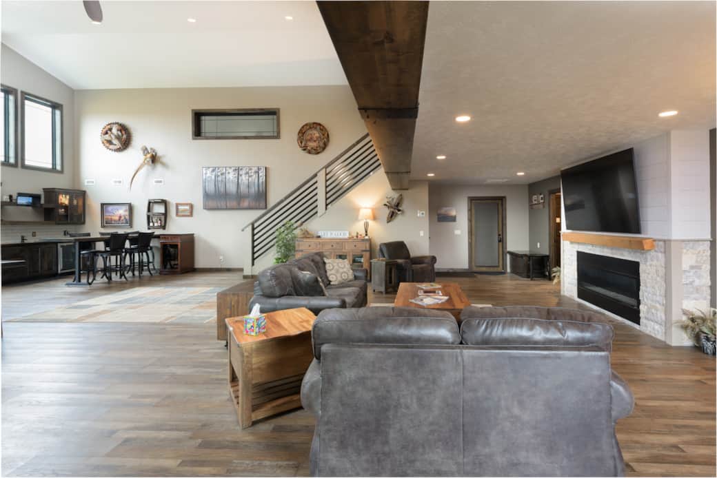 Main House Living Room wide view