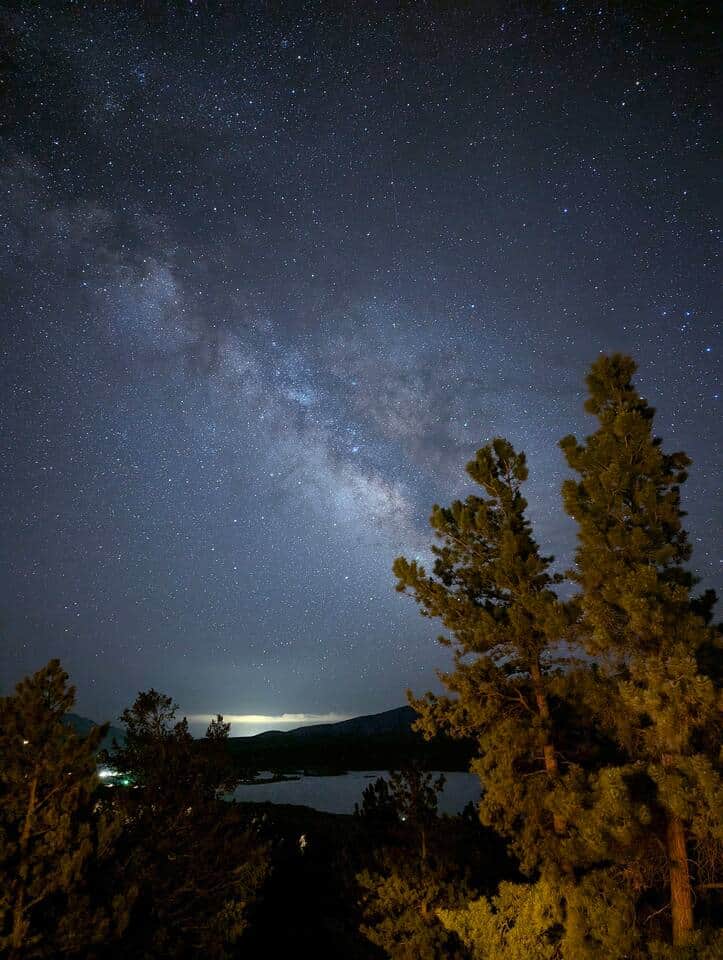 Night time view from Twin Lakes, CO Night time view from Twin Lakes, CO