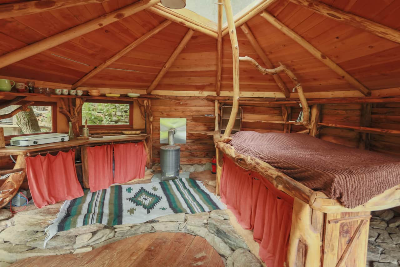 Inside the cabin