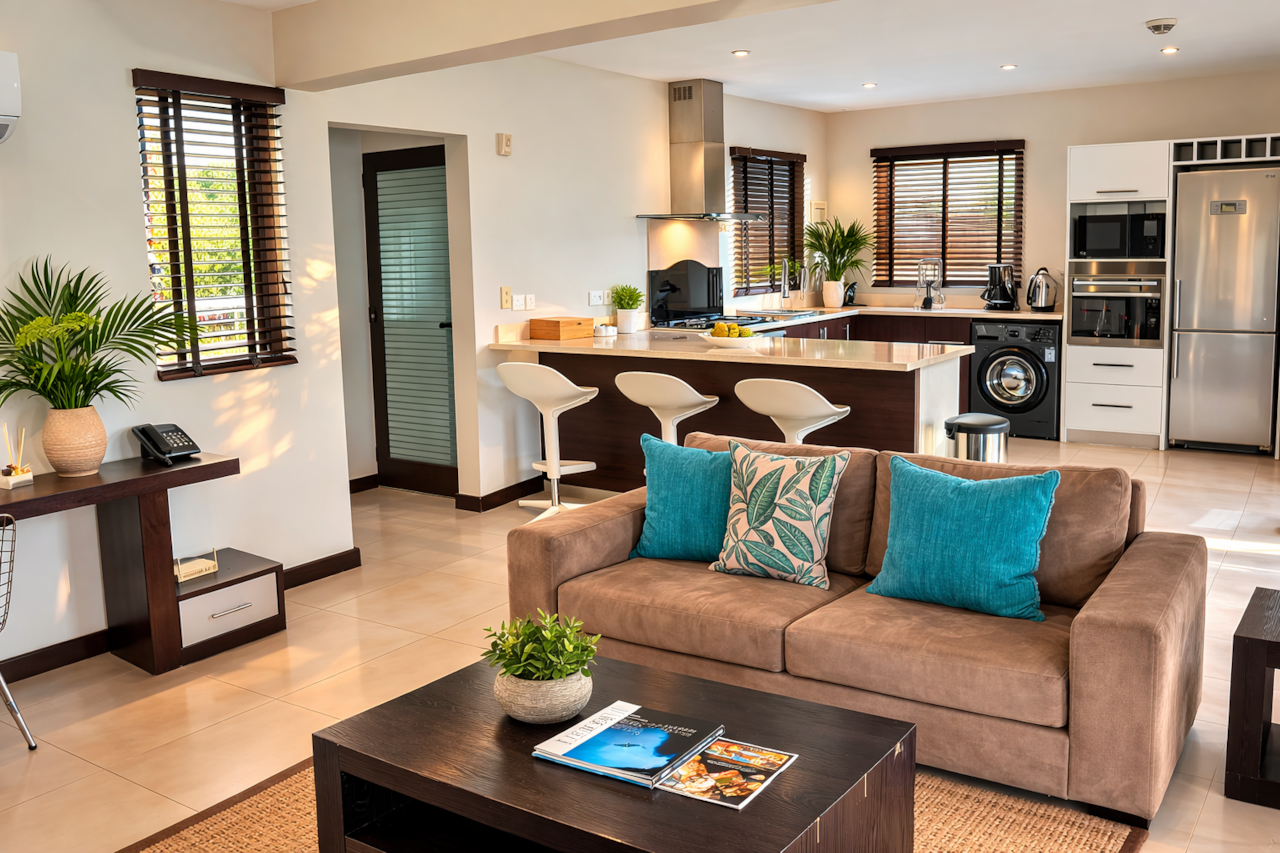 Open plan Lounge/Kitchen